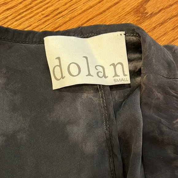 NWT Dolan Woman’s Washed Silk Blazer Size S - Picture 3 of 7